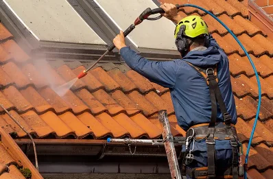 Démoussage et hydrofuge de toiture à Trinitat